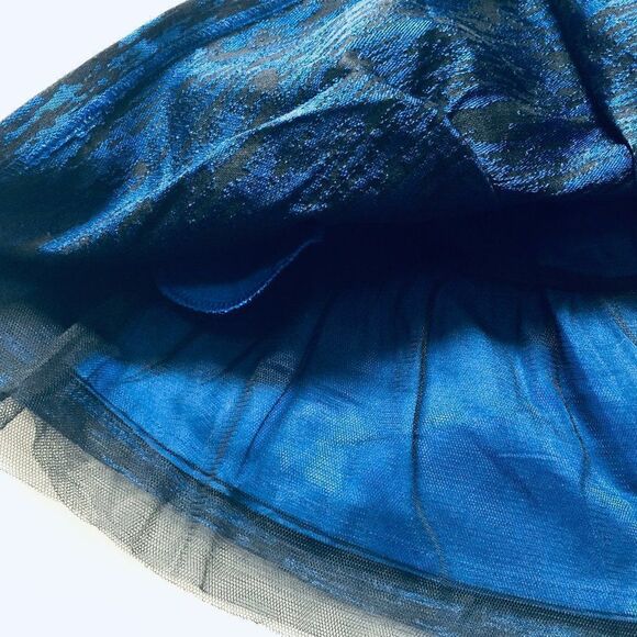 NEW Billieblush Jacquard Skirt Neon Pink Trim - Picture 4 of 7